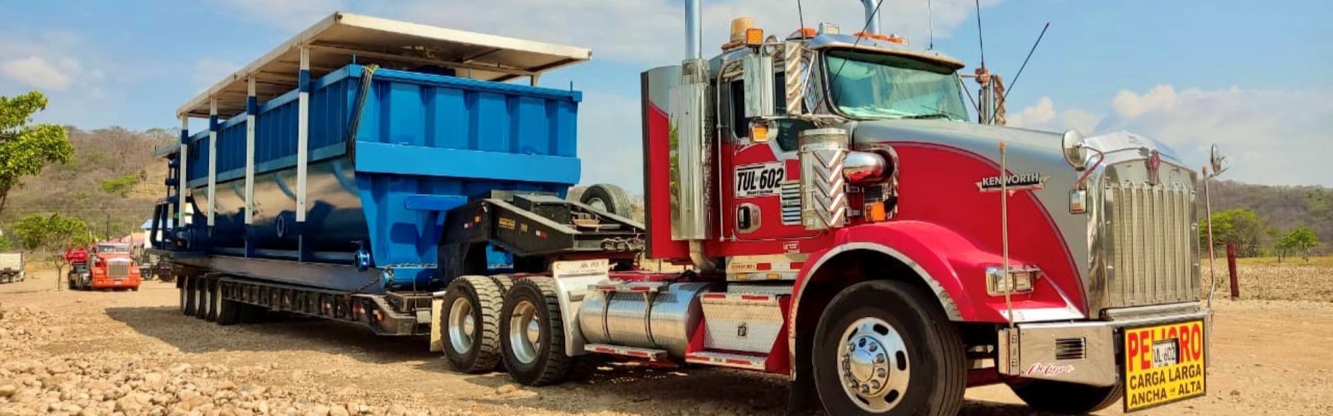 transporte de carga pesada terrestre